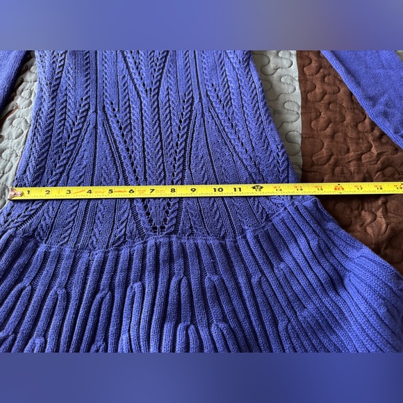 Moda International Blue Knit Dress - Picture 6 of 9